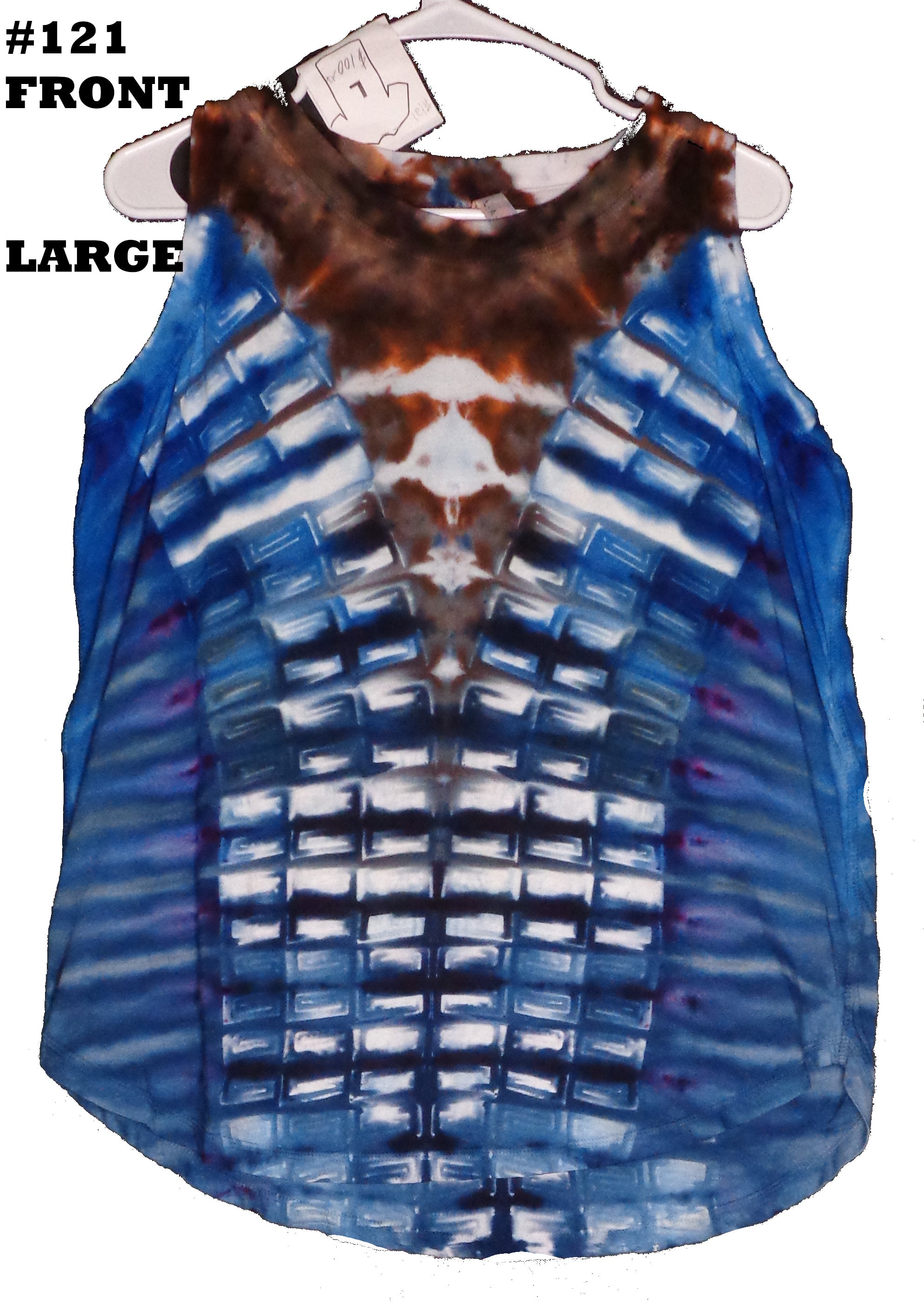Dyenied #121 L Ladies Tank Top SPIRALS