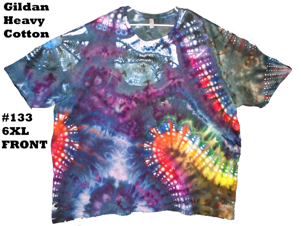 Dyenied #133 6XL DUAL SIDED Combed Ringspun T-Shirt  LAT 6901 MANDALAS. GALAXY