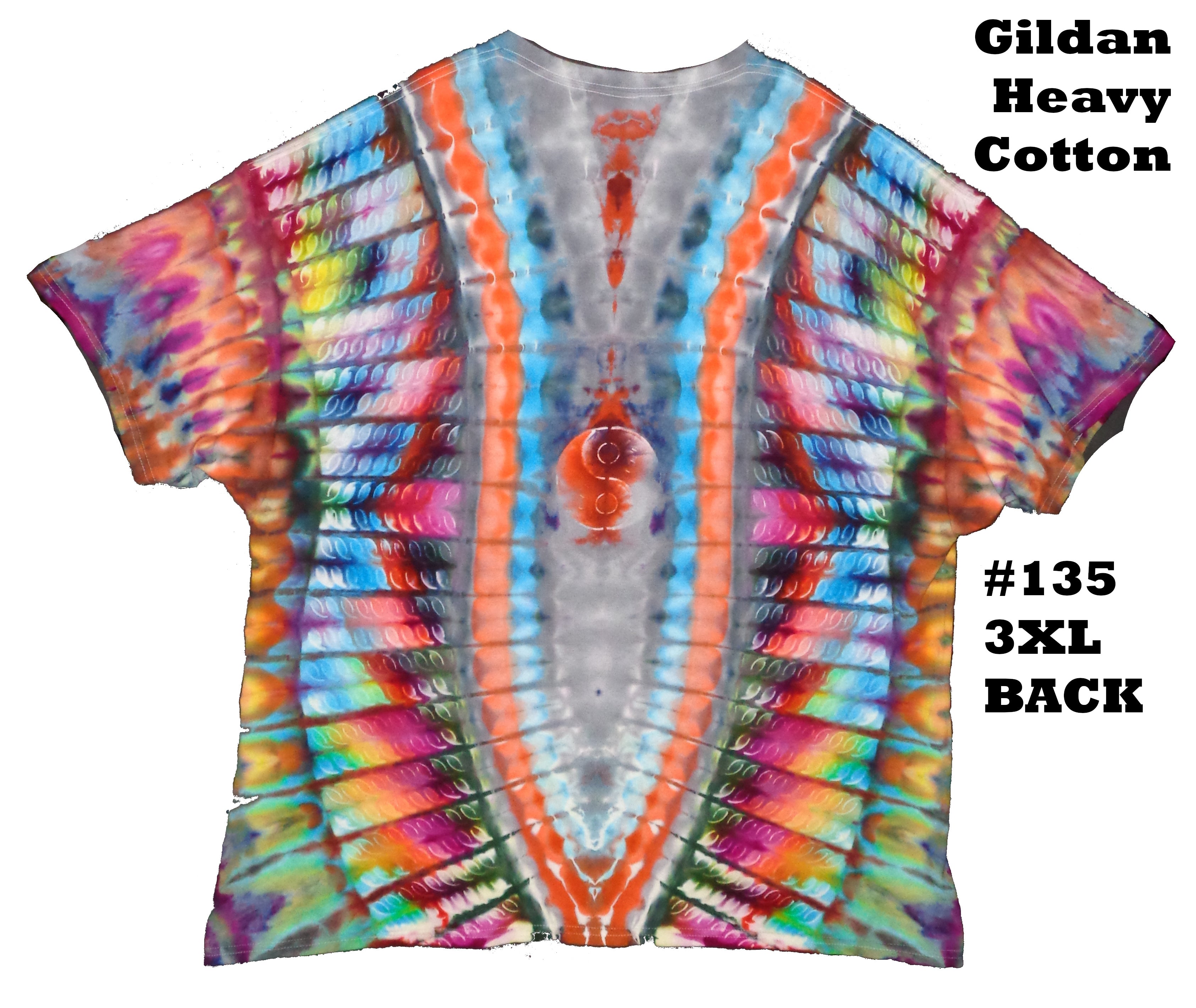 Dyenied #135 3XL Gildan Heavy CRESCENT, YIN-YANG