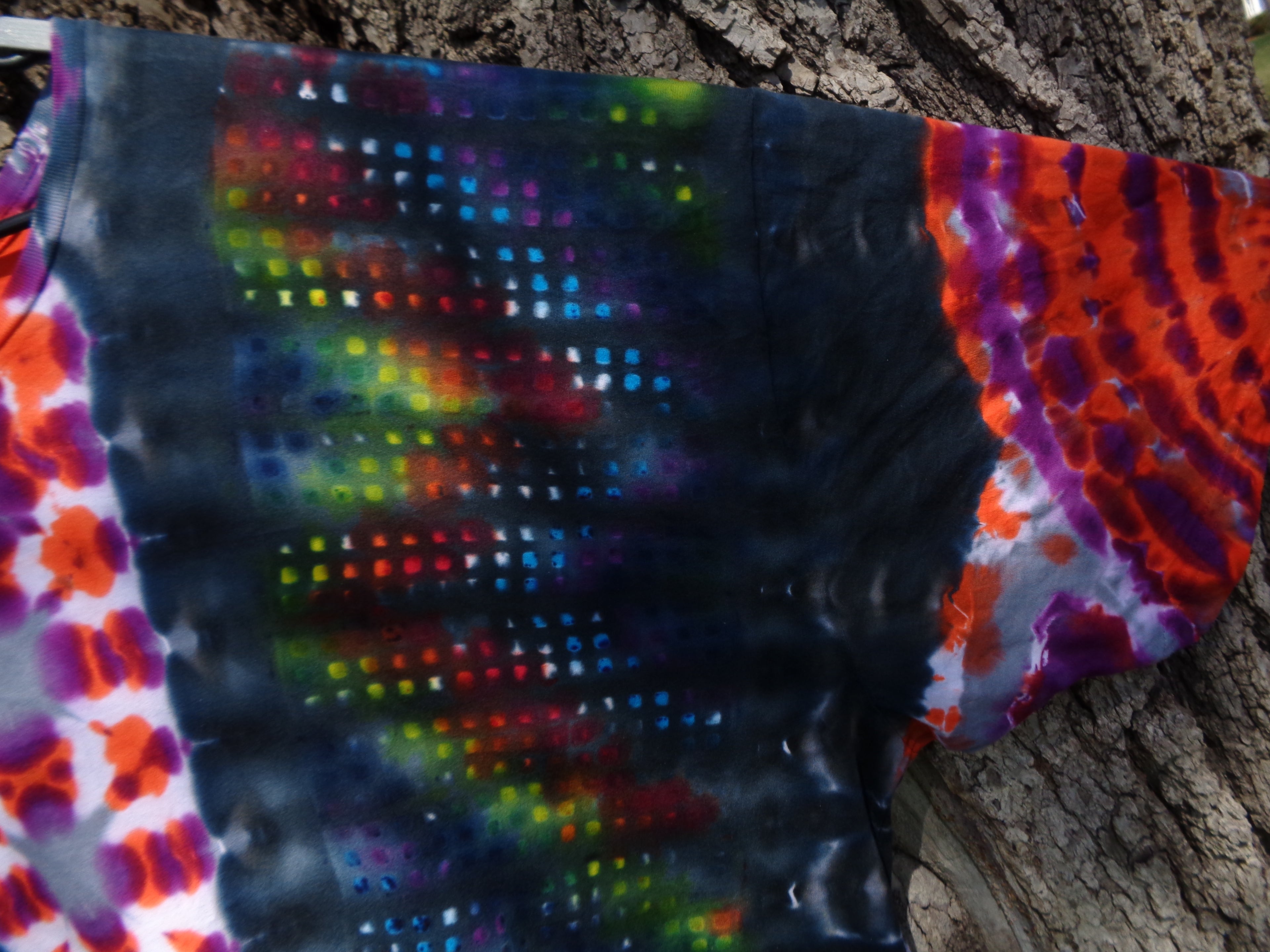 Dyenied #155 6XL Combed Ringspun LAT 6901 SQUARES REDUX