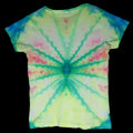 Dyenied #197 L Ladies V-neck WAVE MANDALA (UV)