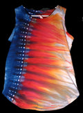 Dyenied #200 XL Ladies Tank Top STARS AND STRIPES