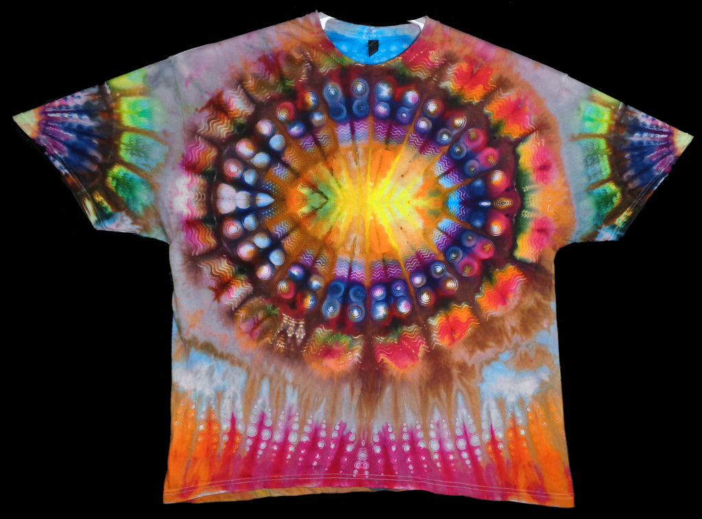 Dyenied #236 4XL DUAL SIDED Gildan Hammer (F) Multi Mandala, (B>F) Galaxy, (A) multi Mandala (UV)