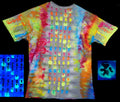 Dyenied #238 XL Gildan Ultra PFD DUAL SIDED (F) Galaxy Steal your Face, (B) Bears, (A) Bears (UV)