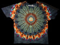 Dyenied #245 5XL DUAL SIDED Combed Ringspun LAT 6901 REDUX SLOTS, OUTER RING (f), 3x MANDALAS (b) (UV)