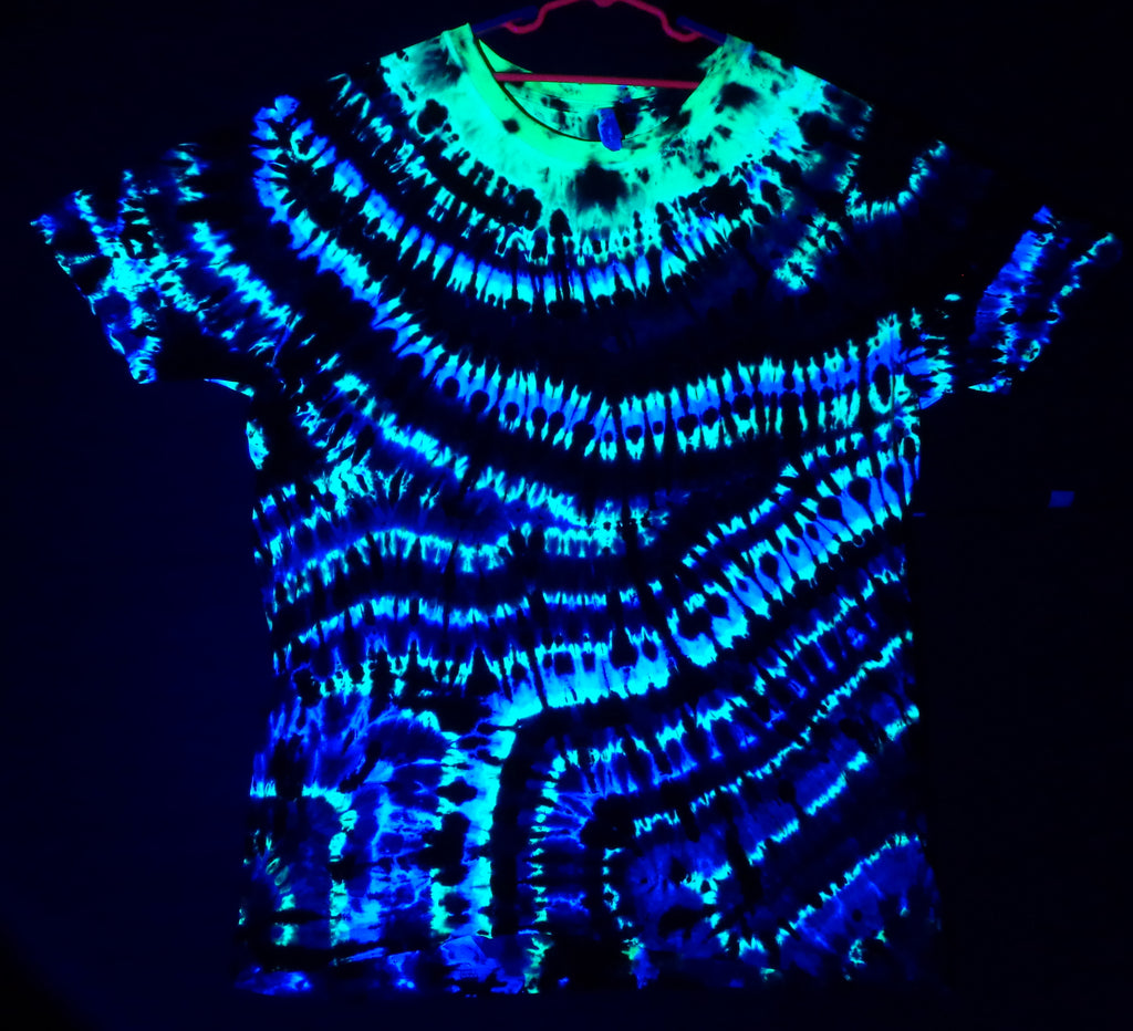 Dyenied #280 2XL Bamboo TRIPLE Switch Back NECK  Spiral (UV)