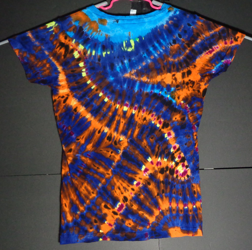Dyenied #292 Small Ladies V-neck DOUBLE SWITCHBACK Neck Spiral (UV)
