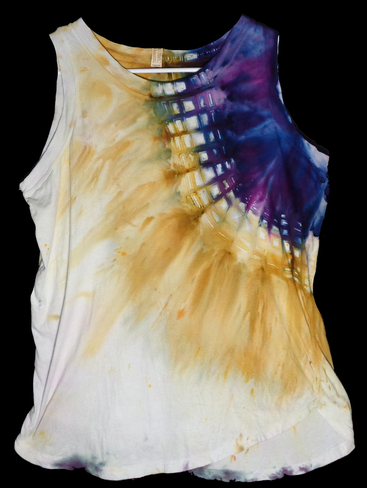 Dyenied #303  Large Ladies Tank Top SQUARE GALAXY