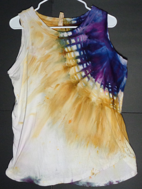 Dyenied #303  Large Ladies Tank Top SQUARE GALAXY