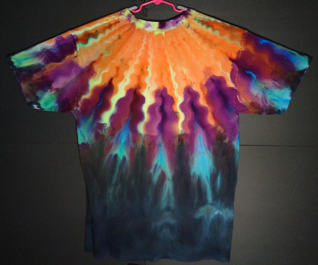 Dyenied #307 XL Gildan Ultra PFD NECK WAVE MANDALA (UV)