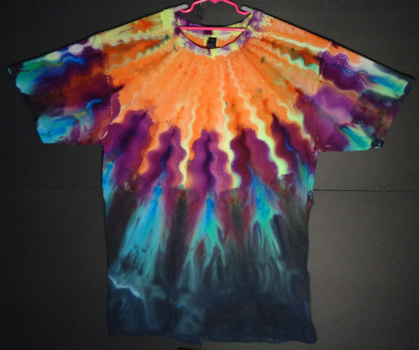 Dyenied #307 XL Gildan Ultra PFD NECK WAVE MANDALA (UV)