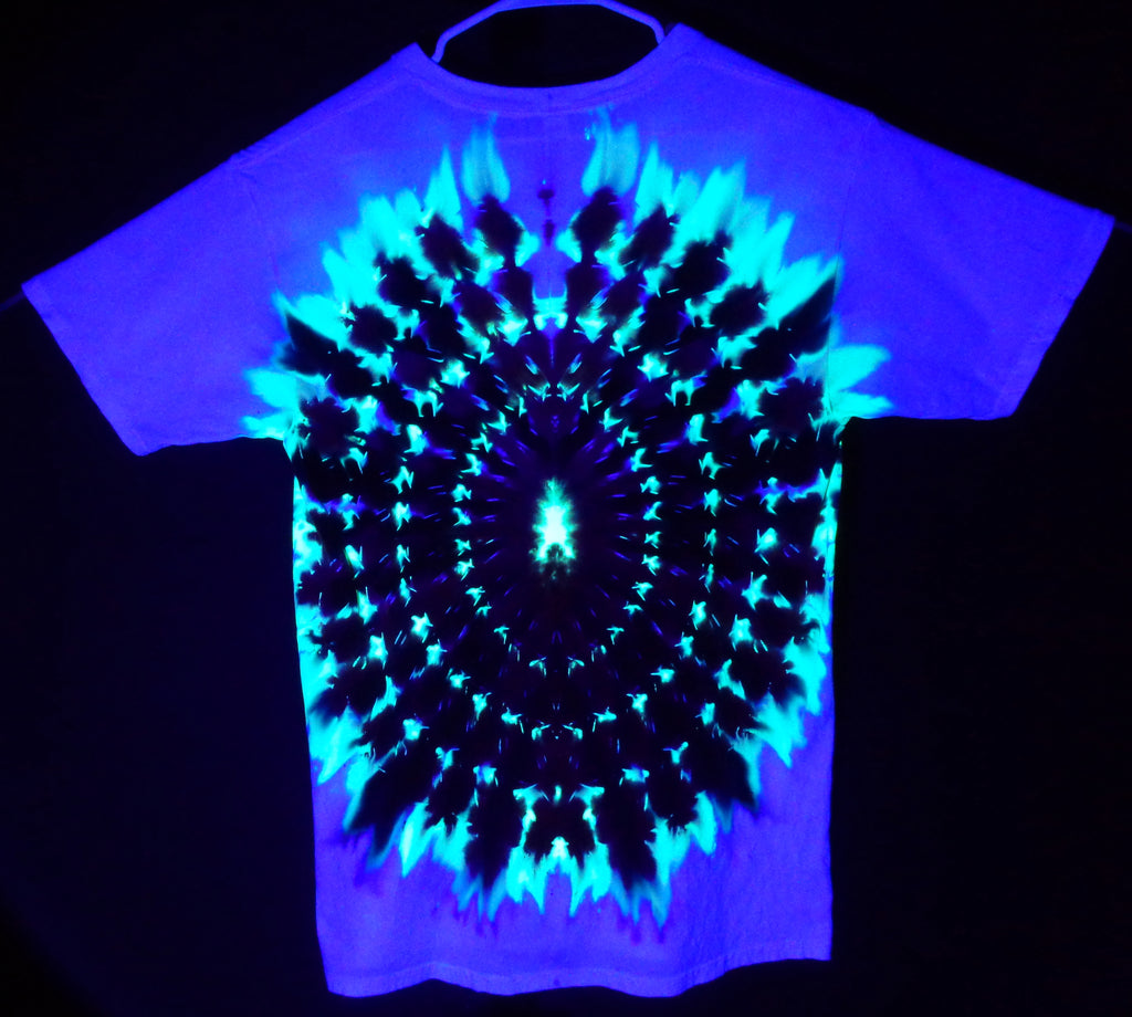Tie Dyenied #311 Large Gildan Ultra PFD MANDALA (UV)