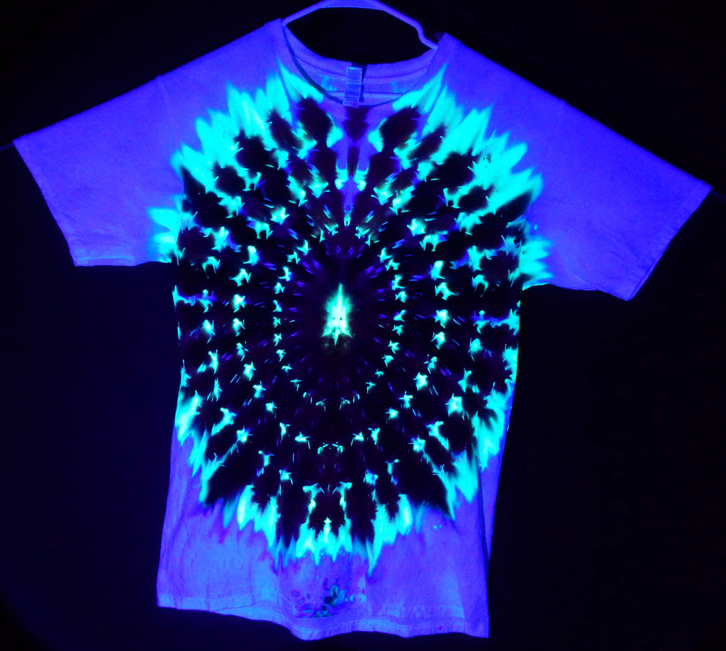 Tie Dyenied #311 Large Gildan Ultra PFD MANDALA (UV)