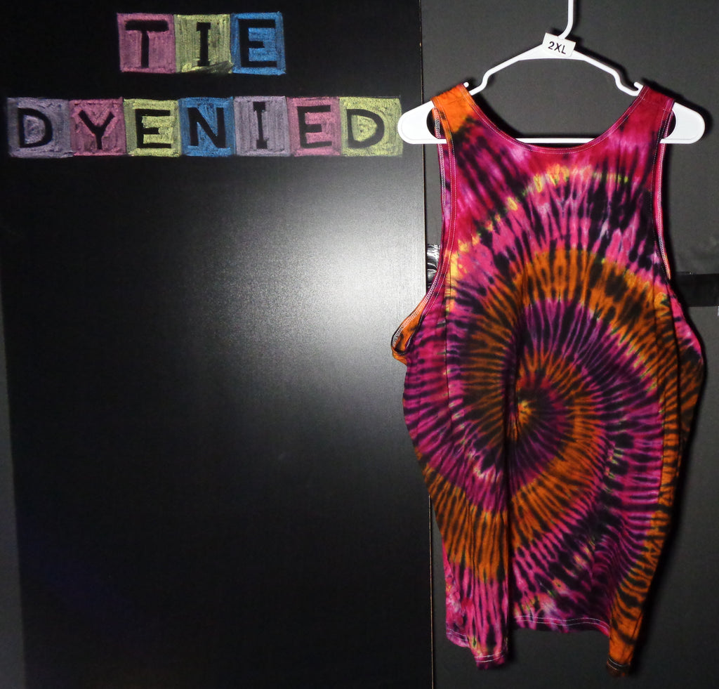 Tie Dyenied #359  2X-Large Gildan Tank Top SPIRAL