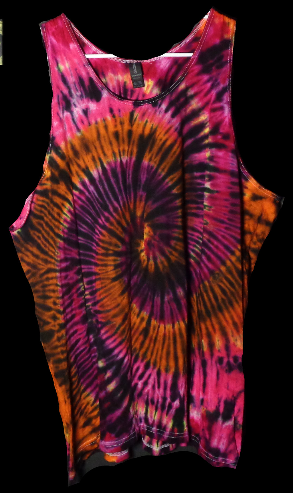 Tie Dyenied #359  2X-Large Gildan Tank Top SPIRAL