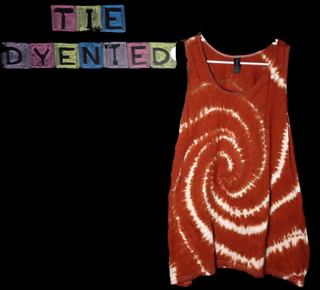 Tie Dyenied #364  2X-Large Gildan Tank Top SPIRAL