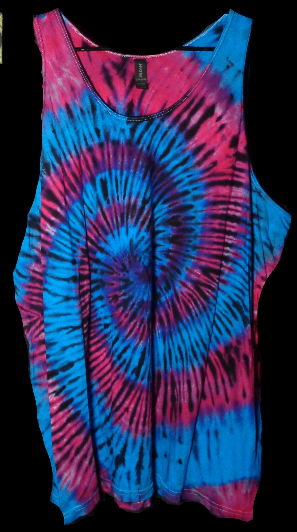 Tie Dyenied #368  3X-Large Gildan Tank Top SPIRAL