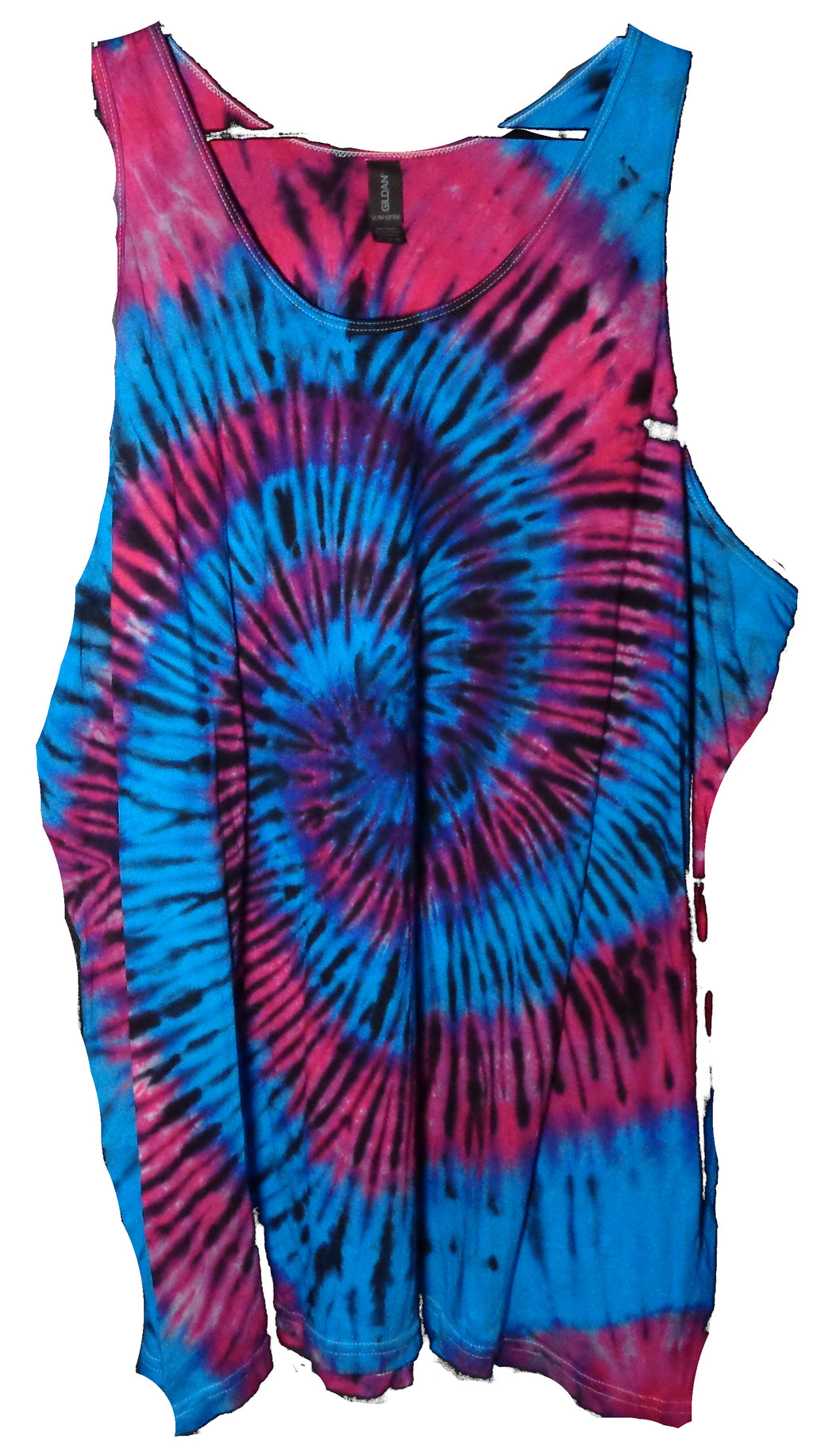 Tie Dyenied #368  3X-Large Gildan Tank Top SPIRAL