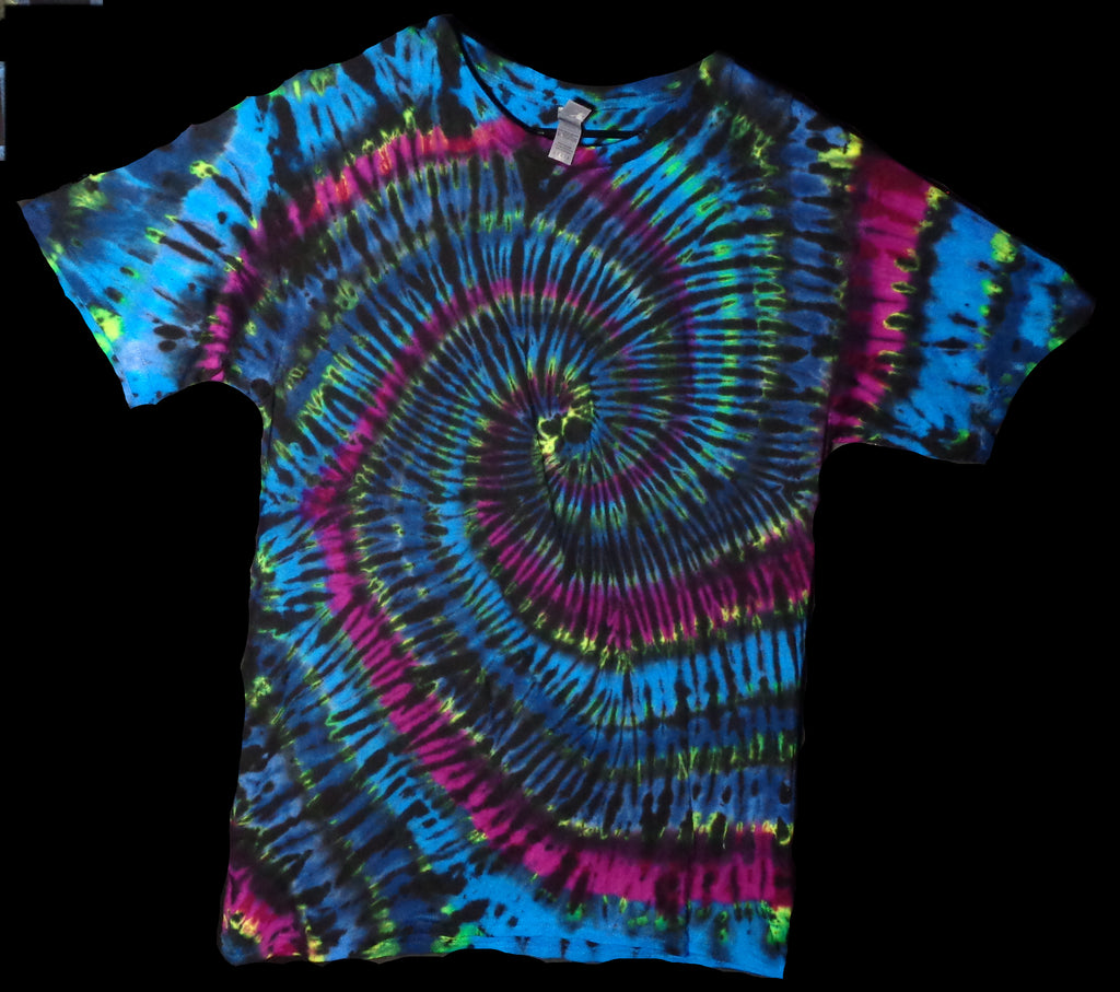 Tie Dyenied #369  Large Gildan Ultra PFD Spiral (UV)