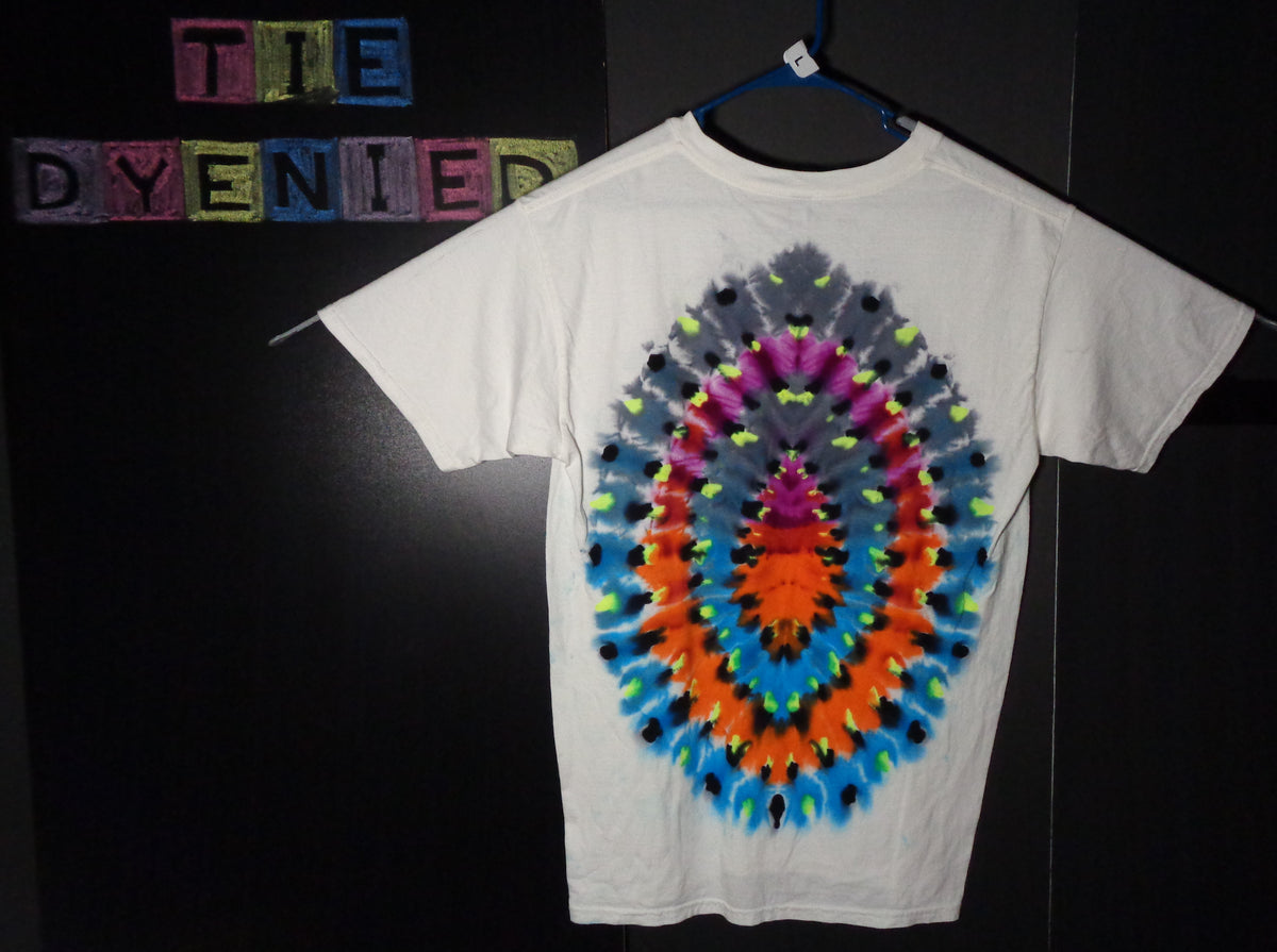 Tie Dyenied #370 Large Gildan Ultra PFD MANDALA (UV)