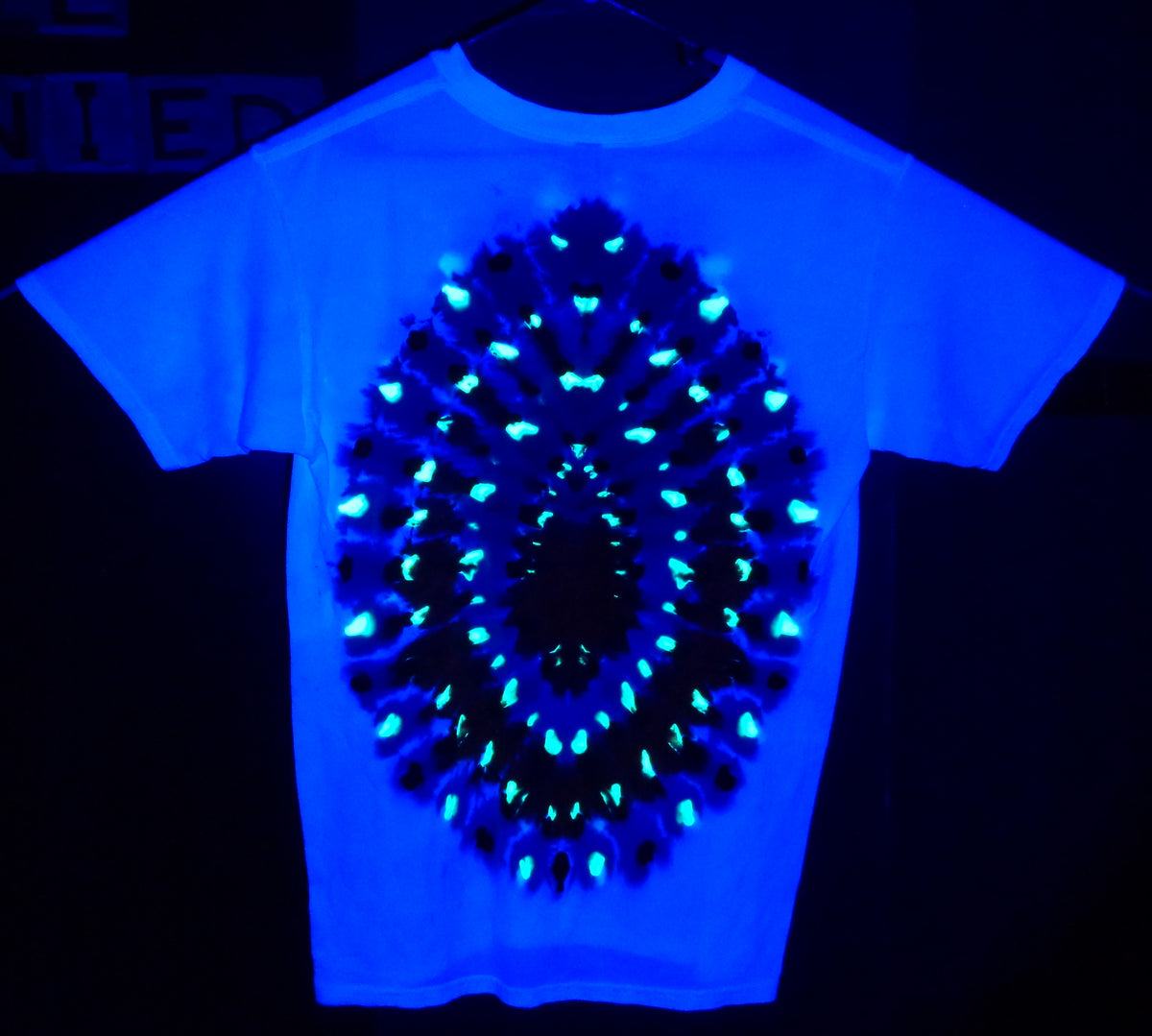 Tie Dyenied #370 Large Gildan Ultra PFD MANDALA (UV)