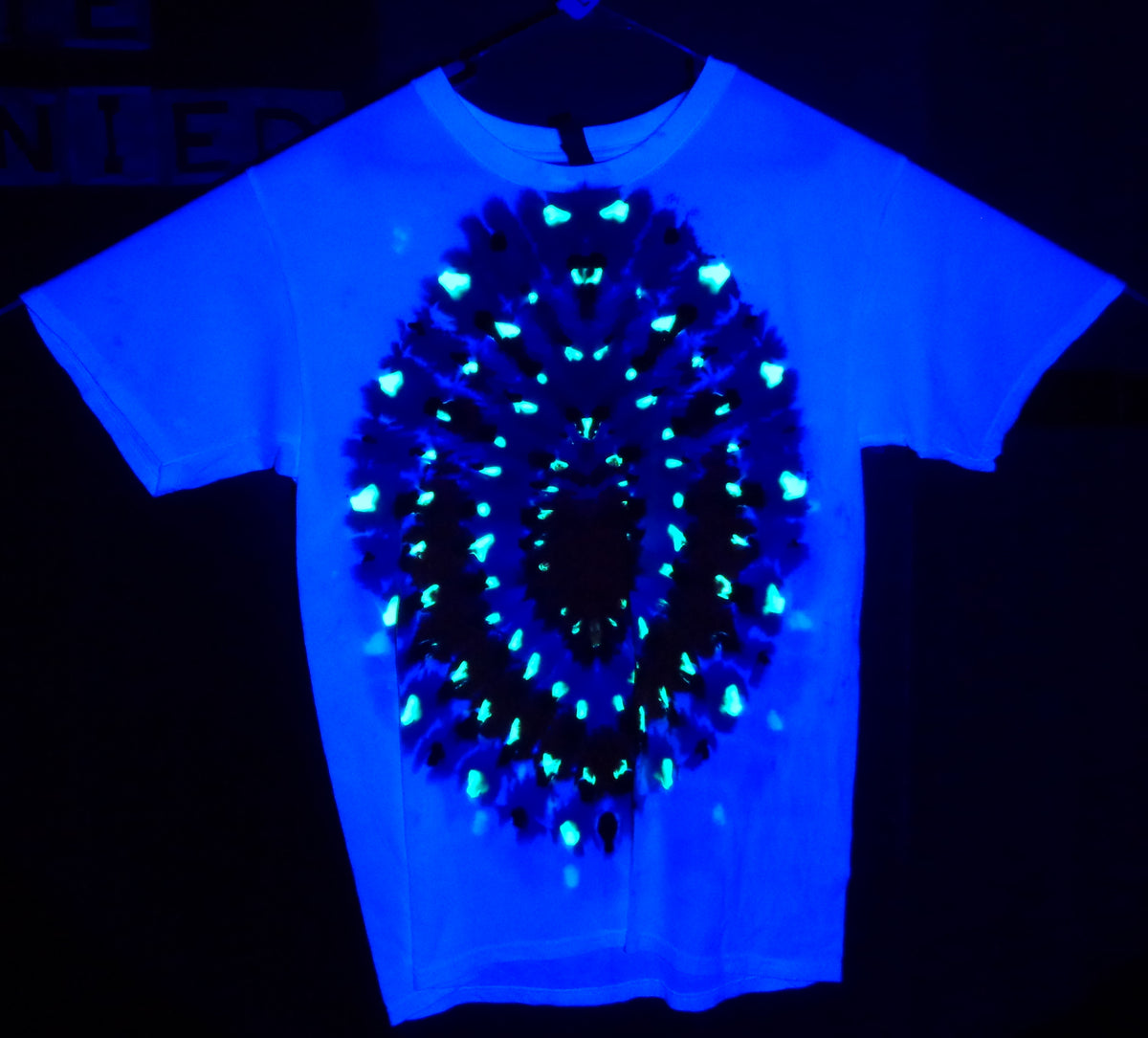 Tie Dyenied #370 Large Gildan Ultra PFD MANDALA (UV)