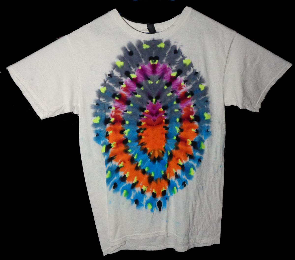 Tie Dyenied #370 Large Gildan Ultra PFD MANDALA (UV)