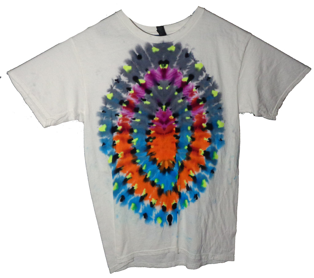 Tie Dyenied #370 Large Gildan Ultra PFD MANDALA (UV)