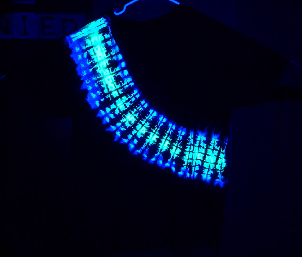 Tie Dyenied #375  2X-Large Bamboo SQUARES (UV)