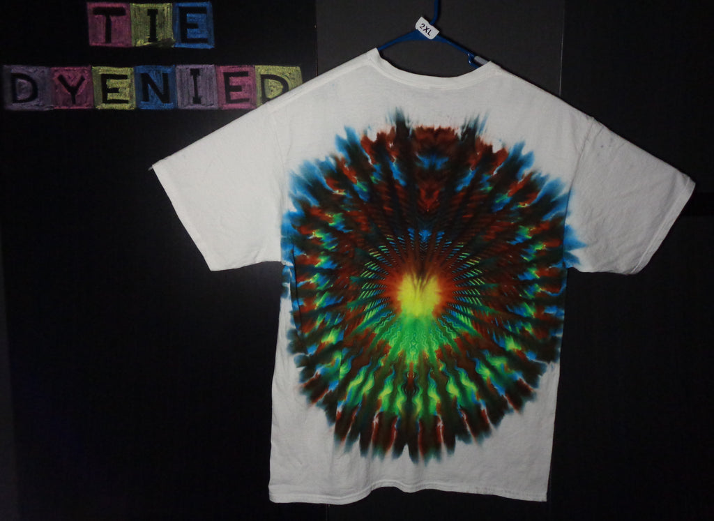 Tie Dyenied #376 2X Large Gildan Ultra PFD MIXED MANDALA (UV)