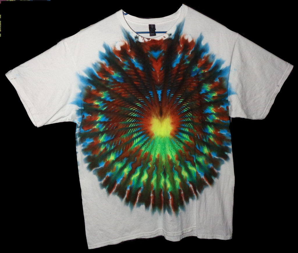 Tie Dyenied #376 2X Large Gildan Ultra PFD MIXED MANDALA (UV)