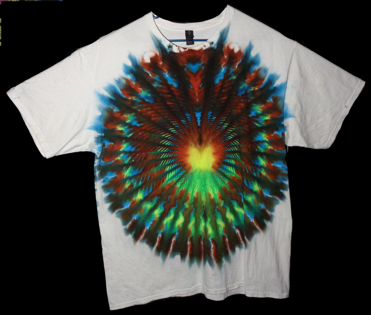 Tie Dyenied #376 2X Large Gildan Ultra PFD MIXED MANDALA (UV)