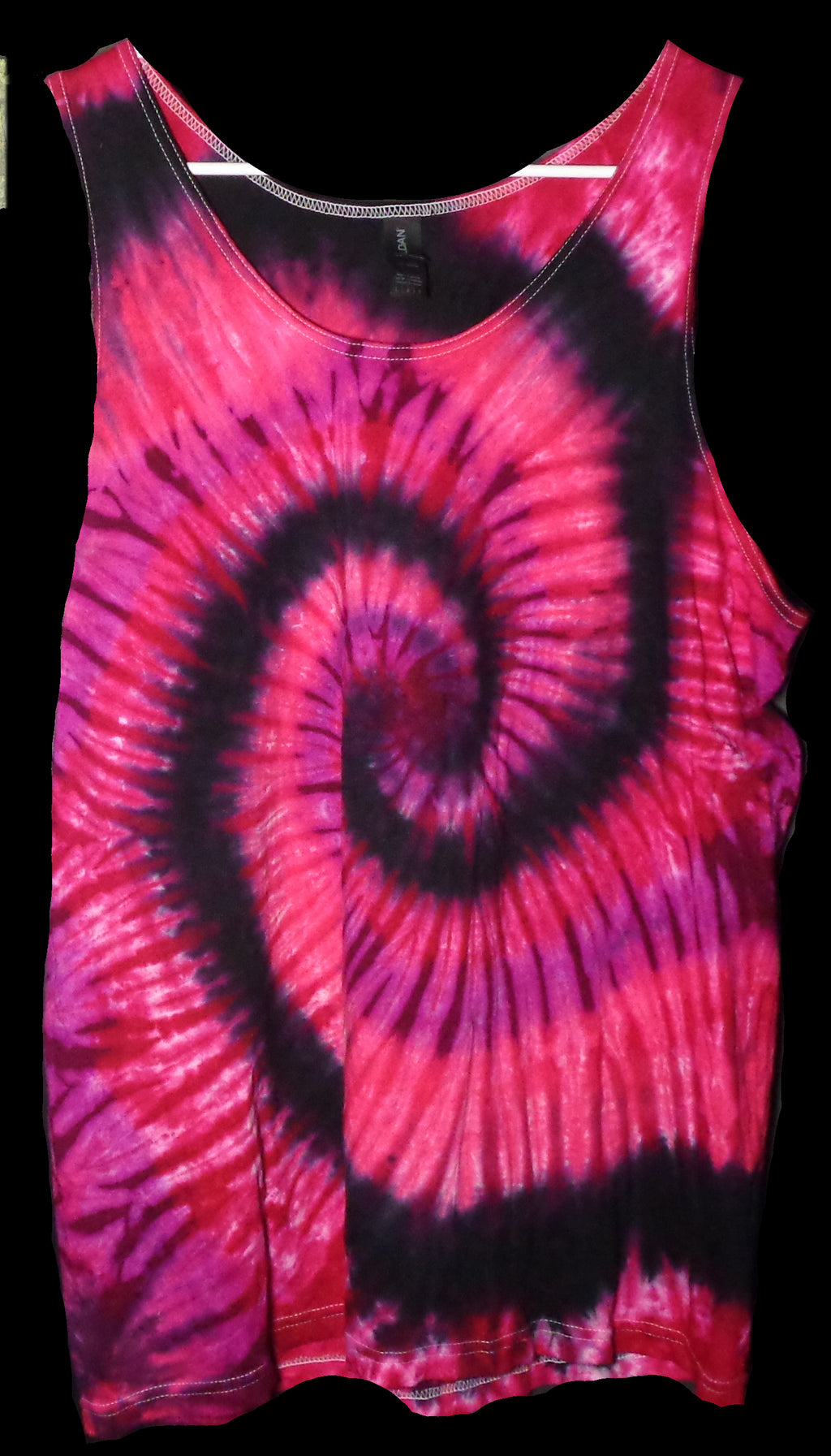 Tie Dyenied #378  Large Gildan Tank Top SPIRAL