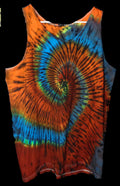 Tie Dyenied #380  X-Large Gildan Tank Top SPIRAL (UV)