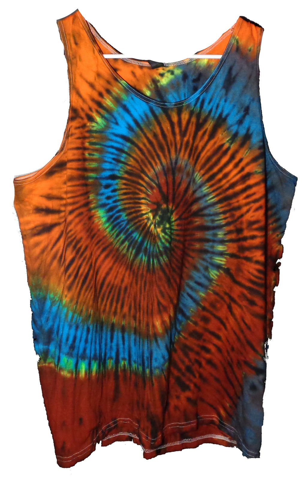 Tie Dyenied #380  X-Large Gildan Tank Top SPIRAL (UV)