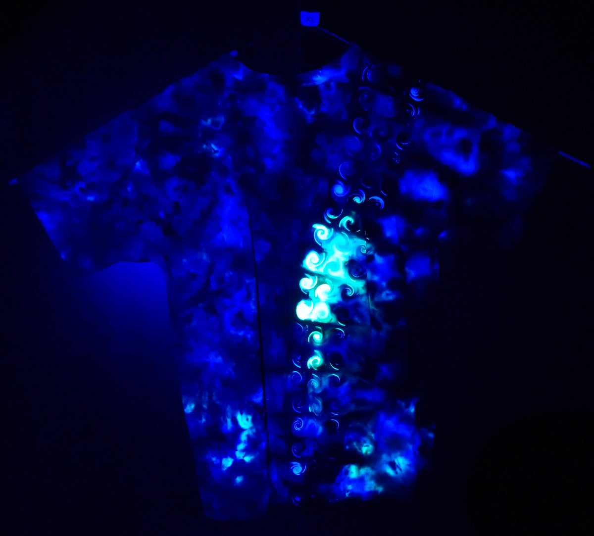 Tie Dyenied #430  X-Large Gildan Ultra PFD SWIRLS (UV)