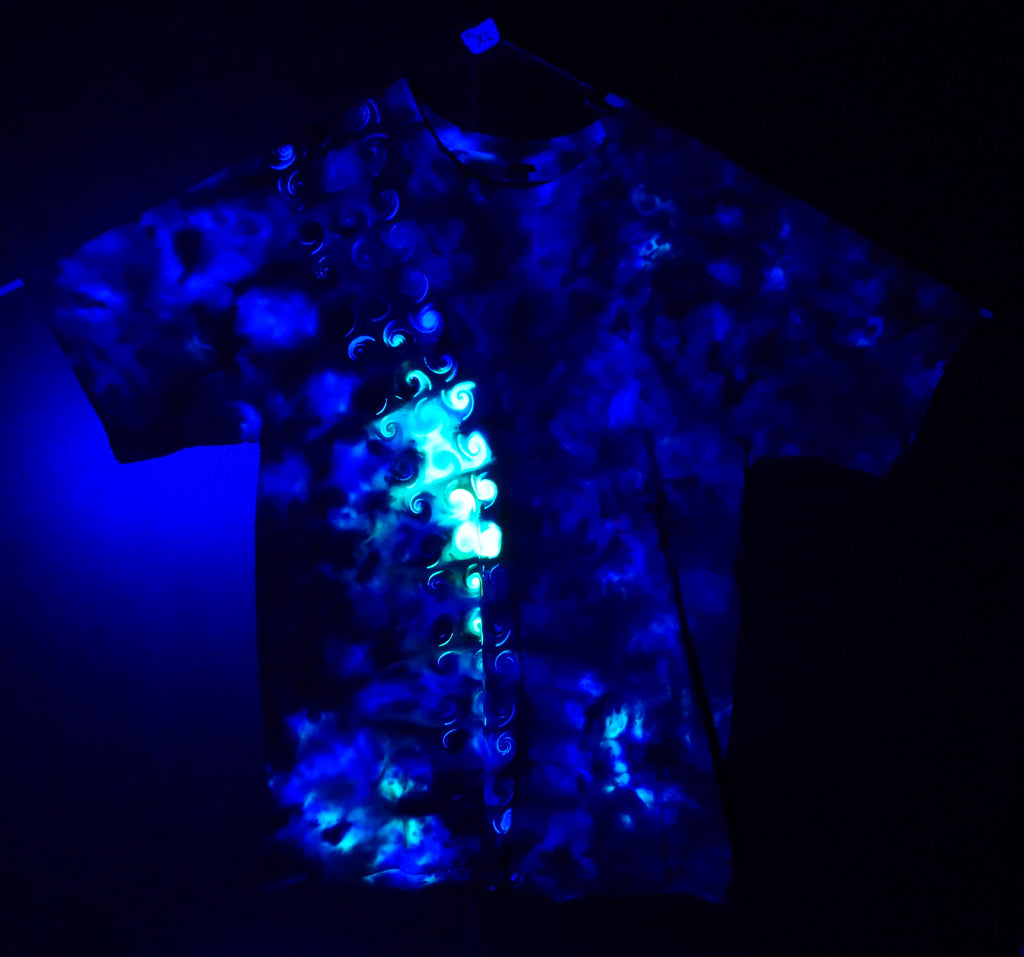 Tie Dyenied #430  X-Large Gildan Ultra PFD SWIRLS (UV)