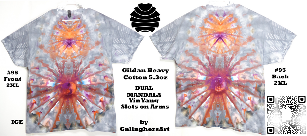 Dyenied #95 2XL Gildan Heavy 2x MANDLA, YIN-YANG