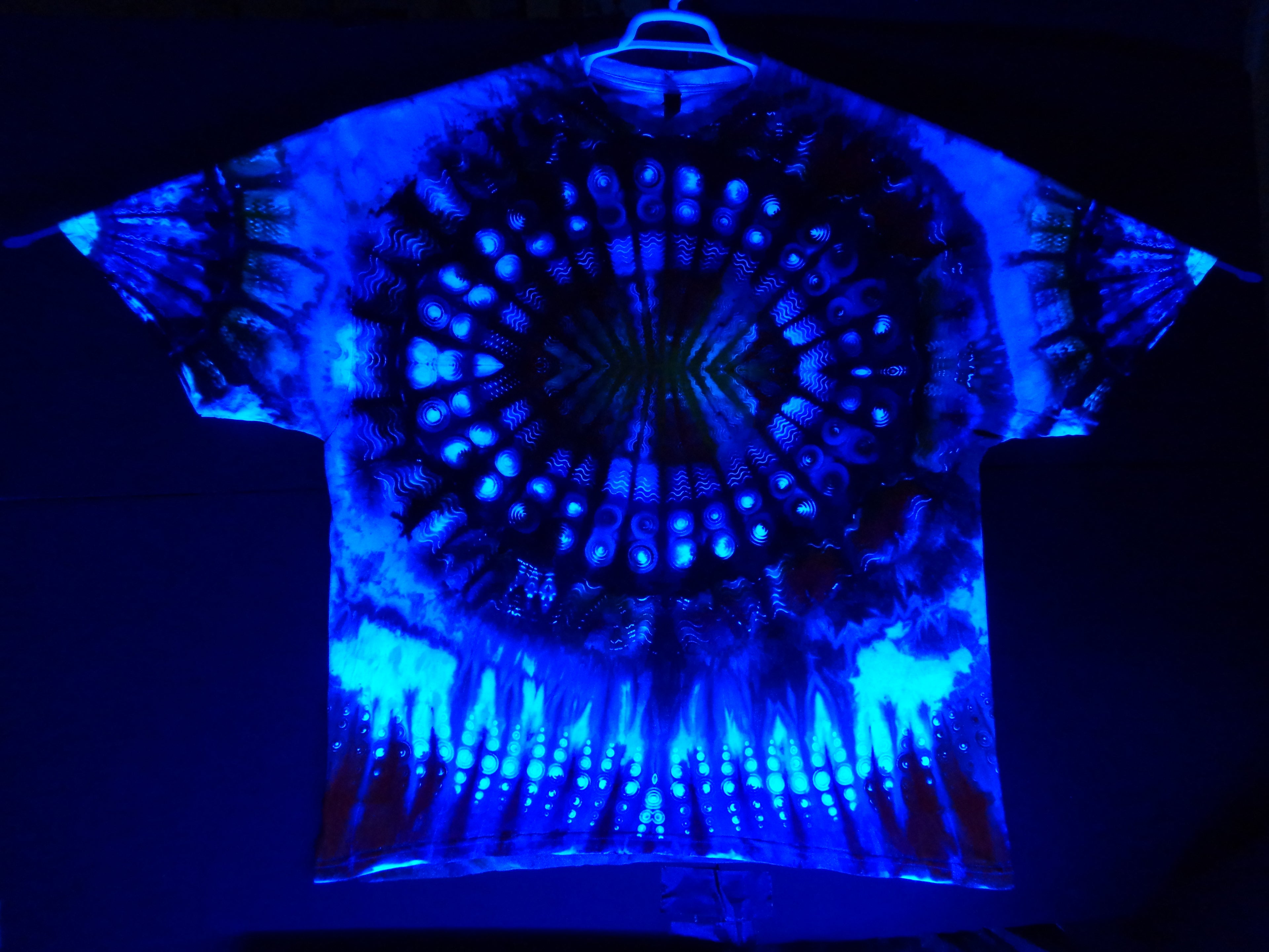 Dyenied #236 4XL DUAL SIDED Gildan Hammer (F) Multi Mandala, (B>F) Galaxy, (A) multi Mandala (UV)